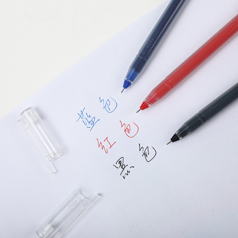 Direct-sale large-capacity, high-performance gel pen, 0.5mm carbon water pen, special pen for student exams, signature pen pic 6
