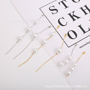 新款DIY手工精美合金烧焊爪链耳钉镶钻几何仿925银针耳饰耳坠配件详情14