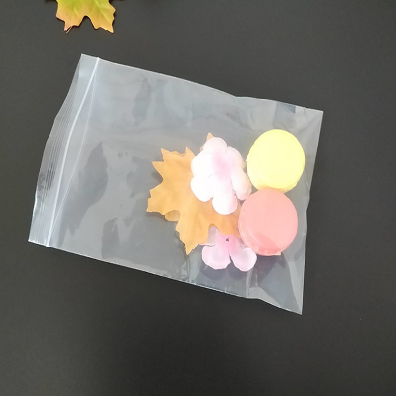 1045 slender self-sealing bag, transparent long sealing bag, square sealing bag, zipper bone molded tube, pe long plastic bag pic 4