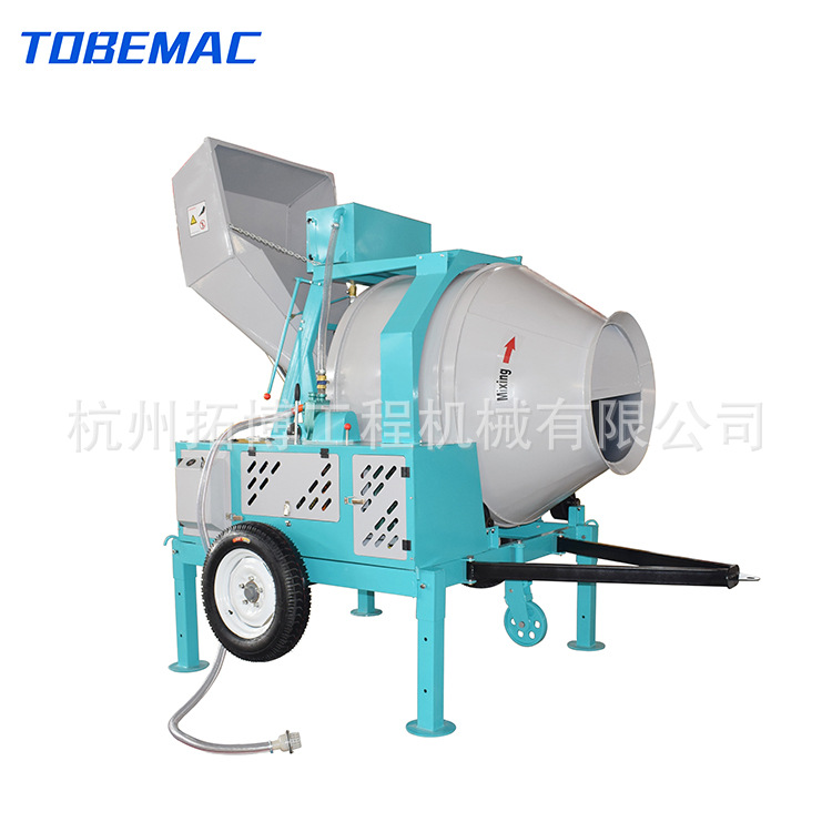 【厂家直销】混凝土搅拌机 350型卧式自动上料搅拌机详情5