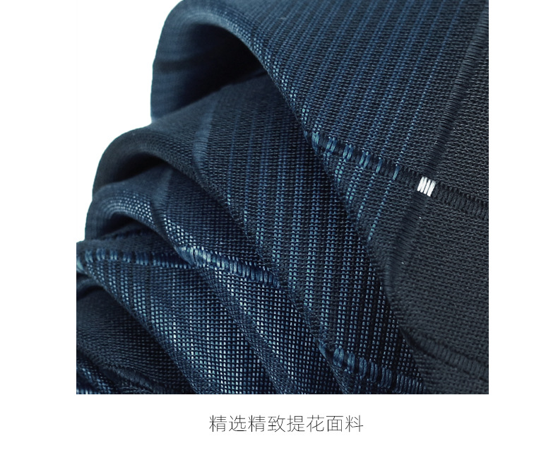 男士高级商务领带制服西装休闲7.5cm宽涤丝婚礼伴郎手打格子领带详情7