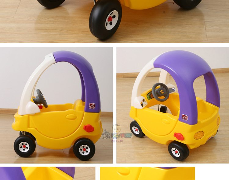 韩国进口step2儿童小房车宝宝踏行车滑行车游乐场四轮童车学步车详情21