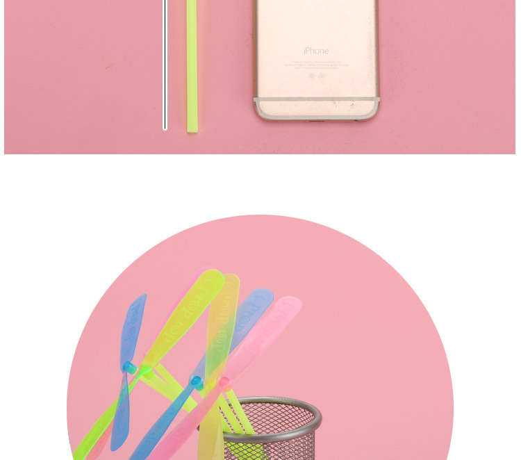 手搓不发光竹蜻蜓厂家怀旧经典双飞叶飞天仙子竹蜻蜓塑料批发详情6