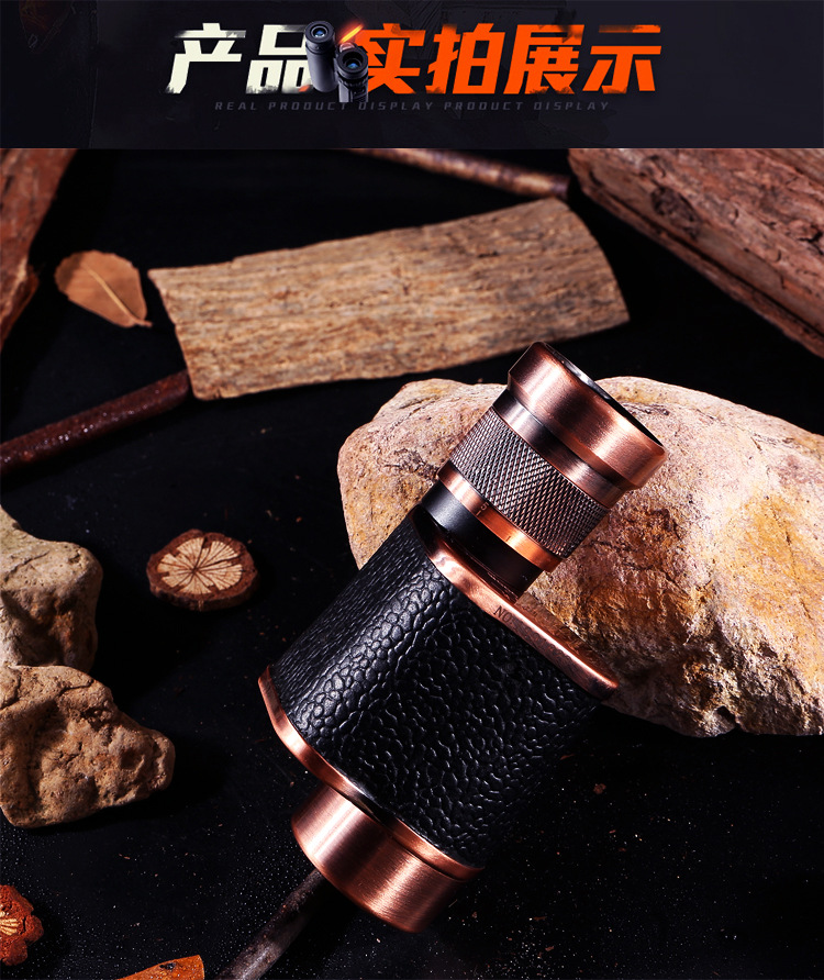 德国毛瑟单筒望远镜8x24迷你高倍高清微光夜视金属户外望眼镜保罗详情7