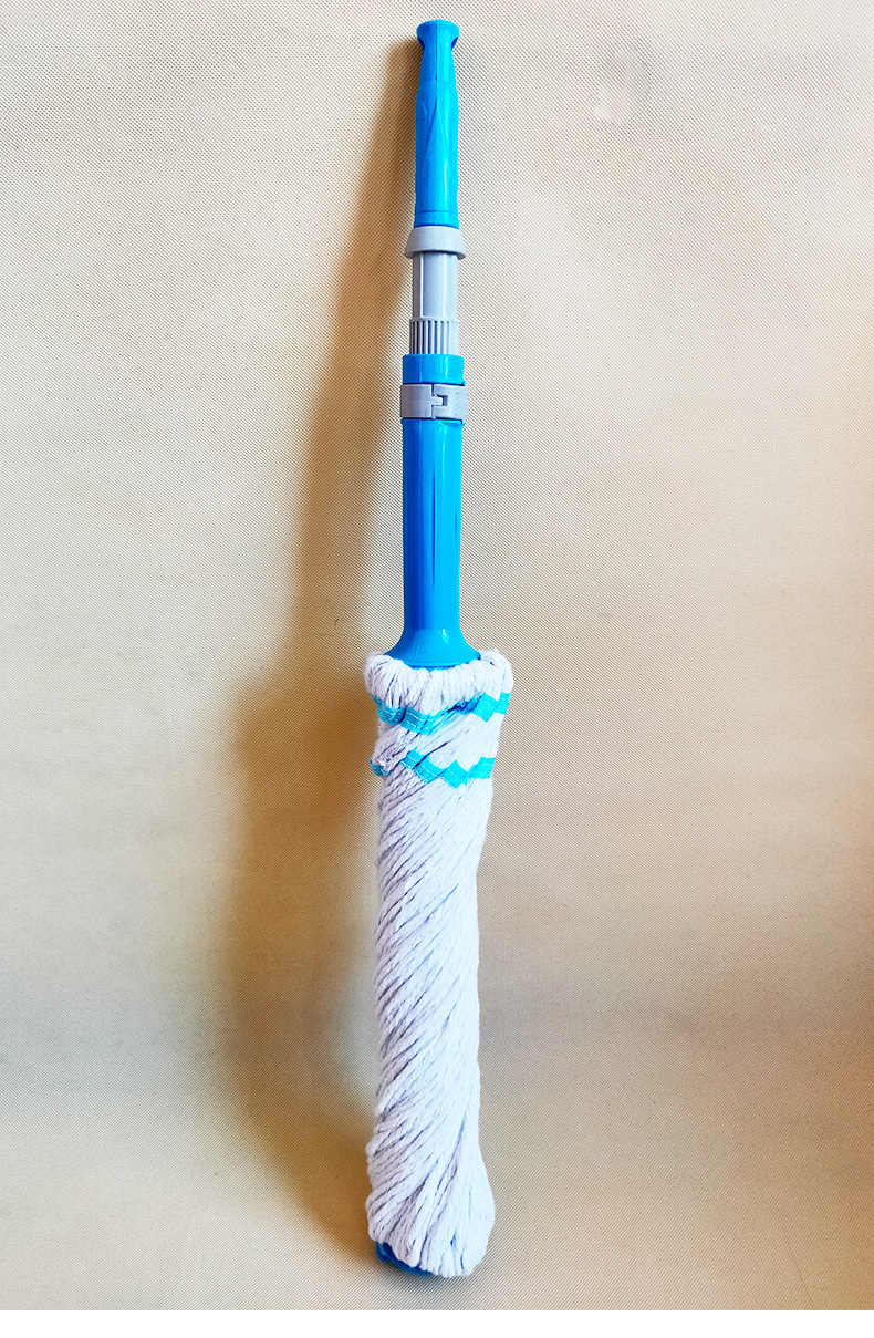 厂家现货自拧水旋转免手洗棉线普通家用吸水懒人挤水地拖拖布批发详情9