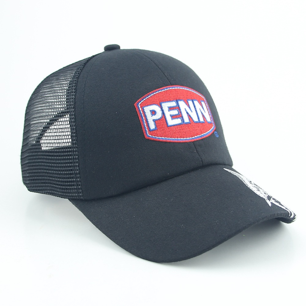 Foreign trade sponge net cap factory fishing baseball cap fishing gear brand LOGO baseball cap net cap Sunshade and sun protection cap pic 4