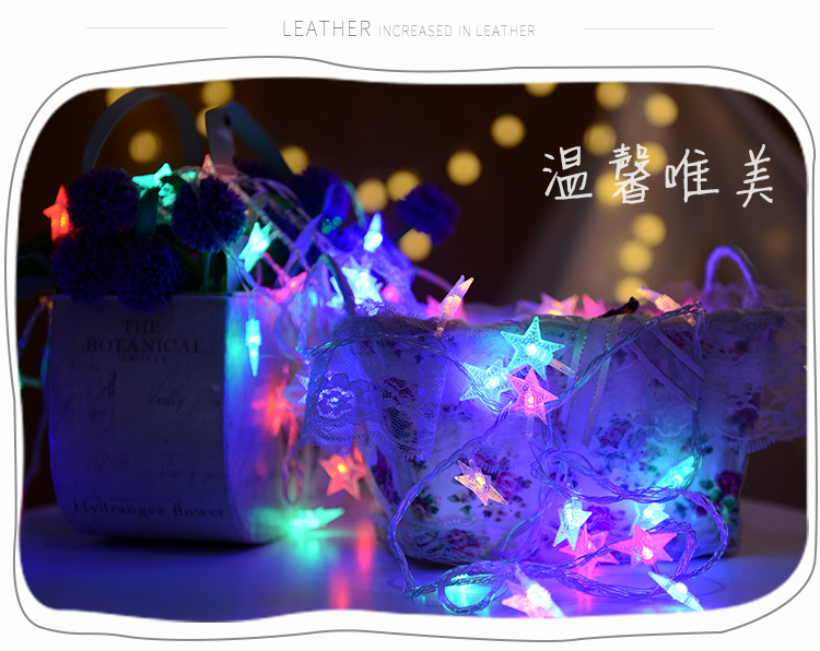 led lights, star lights, decorative atmosphere lights, Christmas copper wire lights, LED light strings, small lights, flower bouquets, camping bulb light strings pic 11