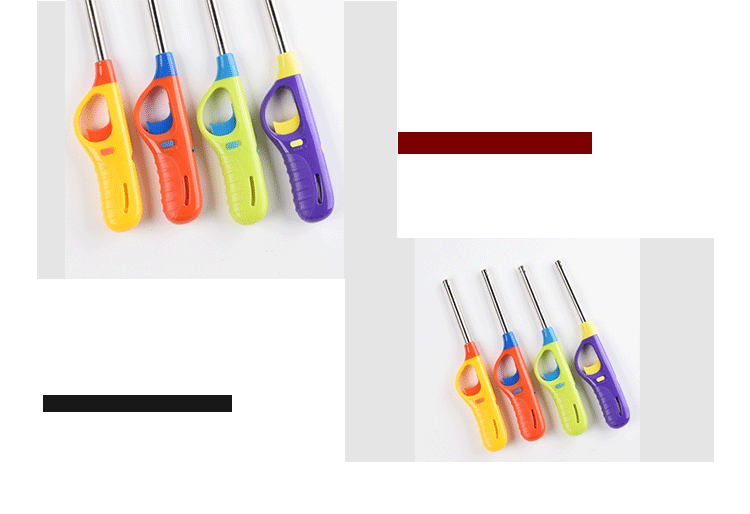 跨境现货彩色家用电子点火器厨房煤气灶明火点火器可充气打火机详情13