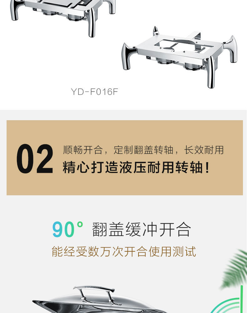 Visible rectangular mechanical buffer hydraulic glass-covered buffet stove, insulated stove, self-service breakfast stove for commercial use pic 5