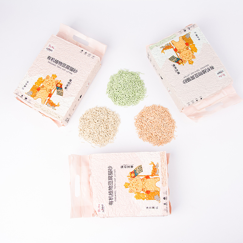 Cat litter manufacturer direct sales and wholesale. Cat litter, tofu, deodorizing, dust-free, original flavor, plant, 6L tofu cat litter, one-piece consignment pic 7