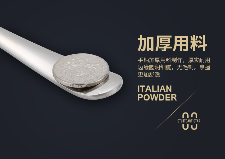 Stainless steel noodle scooping spoon, kitchen scooping spoon for noodles, rice noodles and dumplings, bar scooping spoon for ice cubes, household egg scooping spoon pic 7