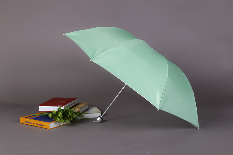 厂家批发创意三折倒杆银胶伞晴雨两用礼品雨伞广告伞可做logo详情5