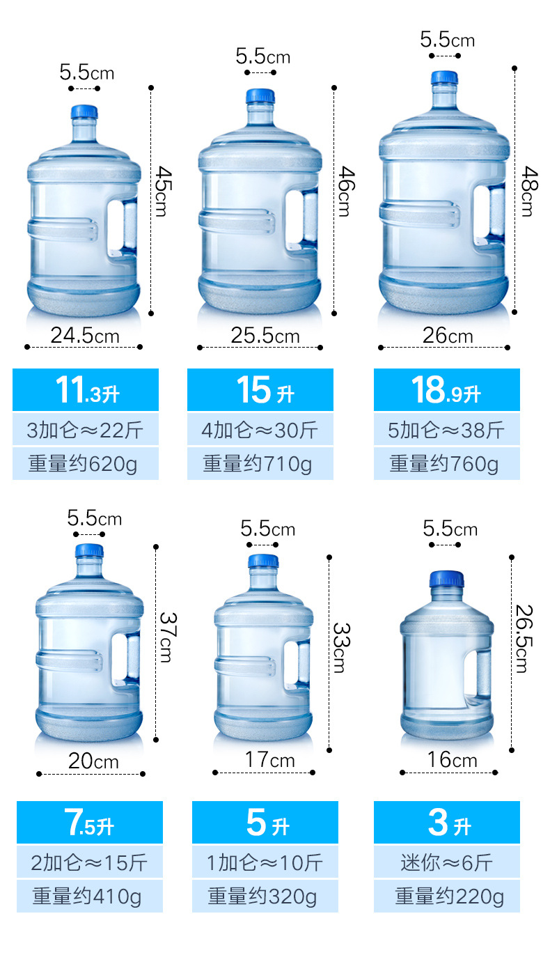 Outdoor portable water bucket, food-grade plastic camping pure water bucket, drinking water bucket, bucket-packed water bucket, mineral water bucket pic 12