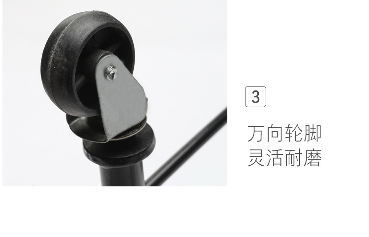 Supermarket plastic KTV hand-held basket storage cart, shopping basket base, movable basket bracket, storage metal rack pic 15