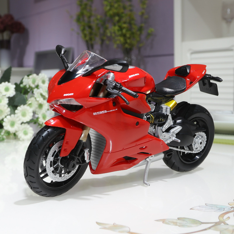 Maisto 1:12 BMW Ducati Kawasaki Yamaha simulation motorcycle and electric bicycle toy model pic 8