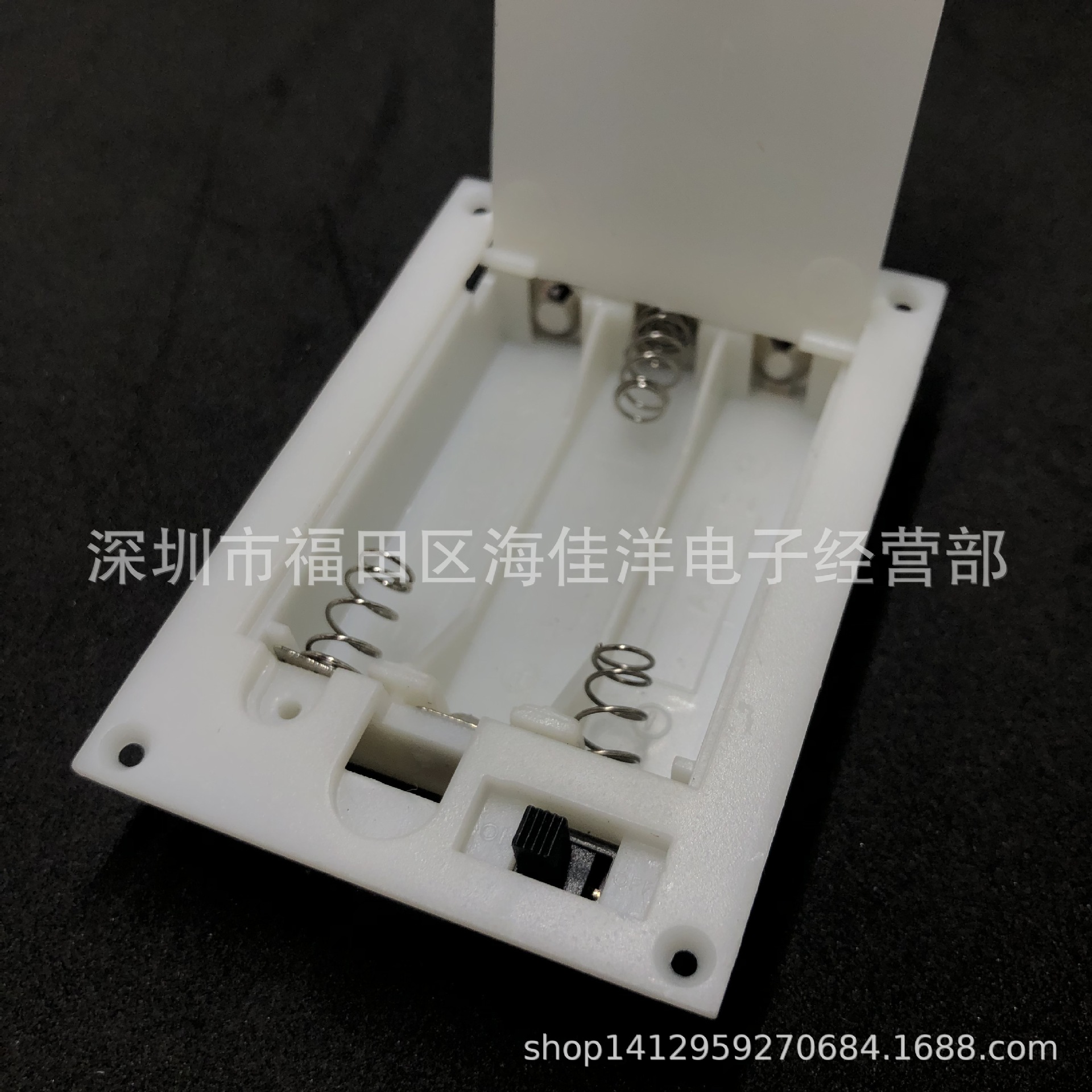 No. 7 3-cell flip cover battery box, No. 7 3-cell snap-on cover battery seat AAA*3 flip cover 4.5V with switch embedded pic 3