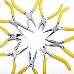 55# steel hand pliers, jewelry pliers, 5-inch mini pliers, chromium-vanadium steel stainless pointed pliers, jewelry tool pliers pic 18
