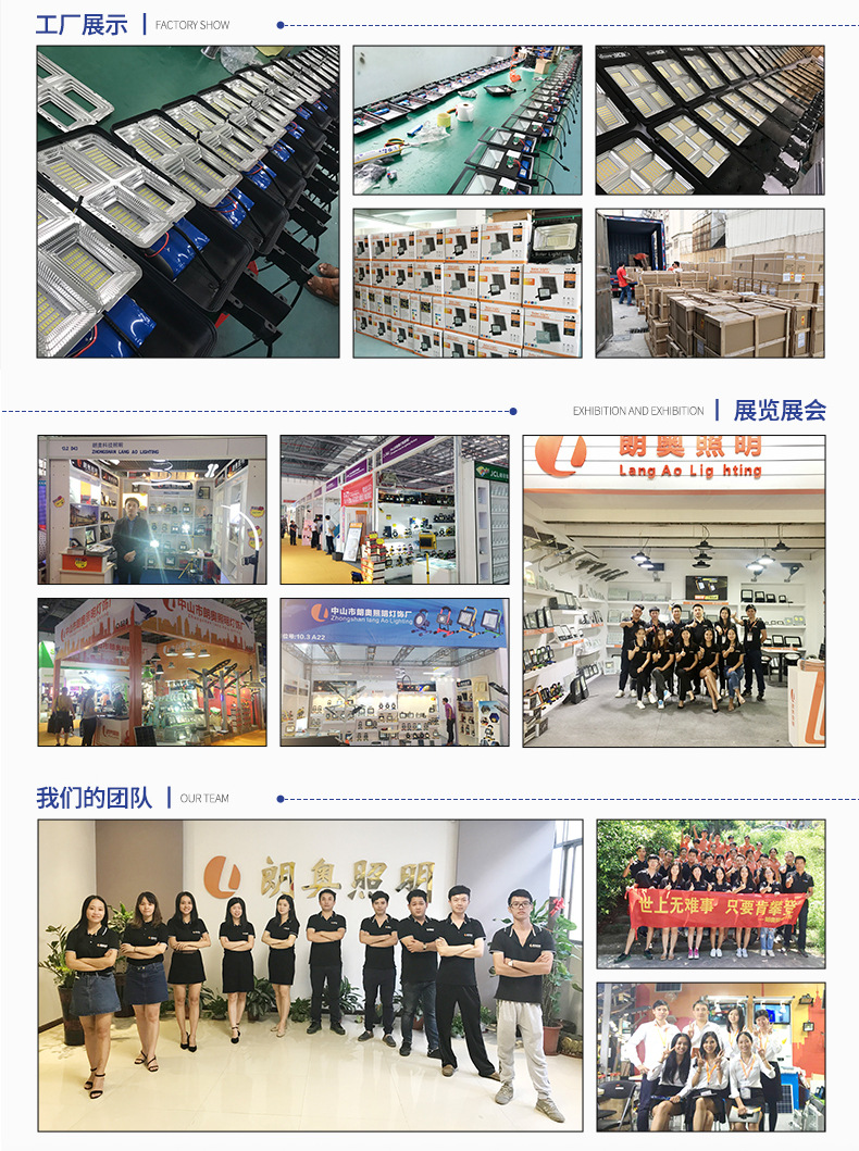 LED solar street lamps 120W, 240W solar integrated street lamps, villa lamps, courtyard lamps, rural road lamps pic 20