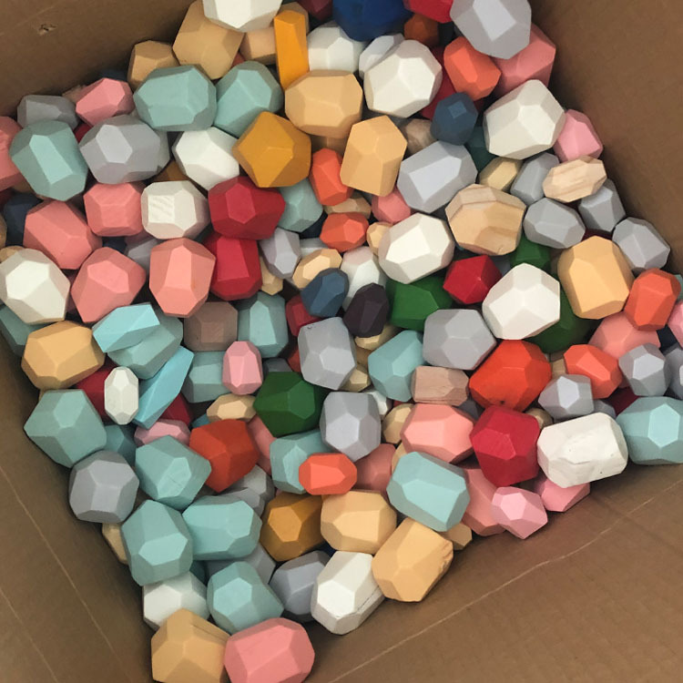 Flawed Stone stacking puzzle, colorful building blocks, Stone stacking, Jenga toy figurines, training boys and girls, stones pic 16