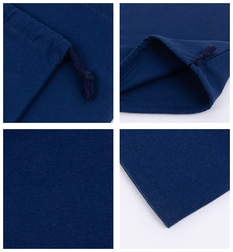Wholesale and in-stock white drawstring cotton drawstring bags, blank eco-friendly gift packaging, storage canvas drawstring bags pic 63