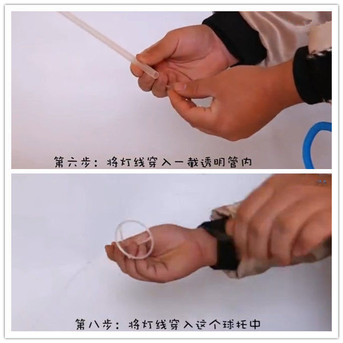 LED cartoon illuminated transparent balloon ground promotion night market Hot sale, night light Internet celebrity bubble ball with light, hot product direct sales pic 16