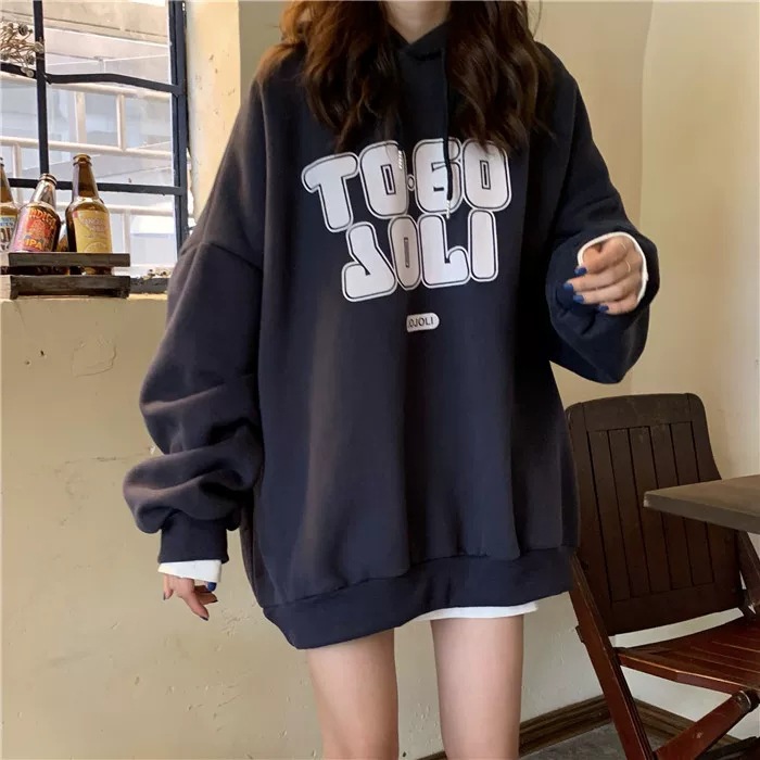卫衣女秋冬百搭2020宽松欧美bf慵懒风加绒加厚连帽外套潮支持代发详情22
