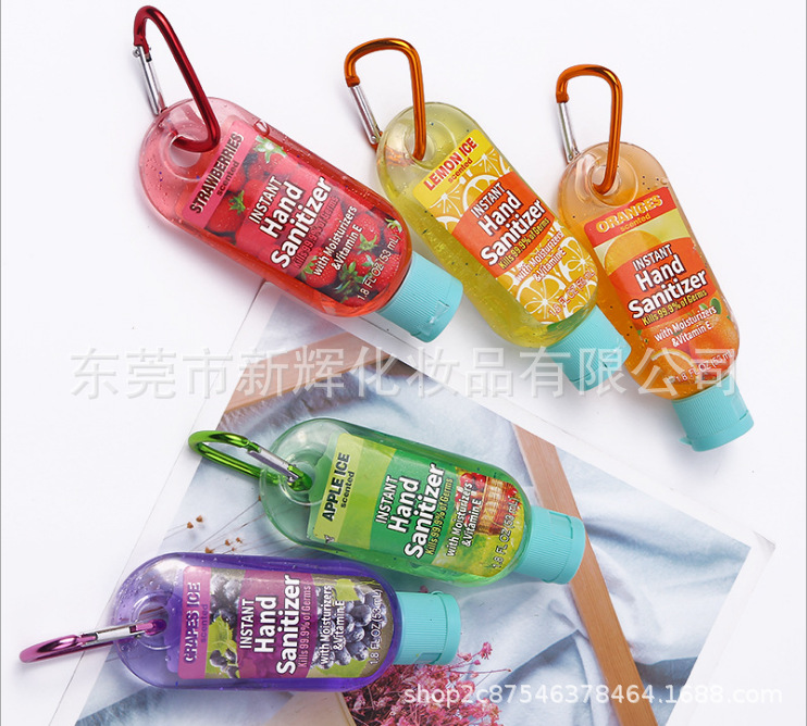 60ML免水洗手液清洁凝胶洗手液 便携旅行装可定制颜色及香味详情5
