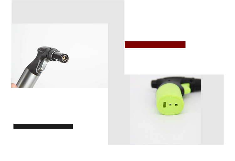 厂家批发个性蓝焰点火器雪茄烟斗艾灸焊接可充气安全直冲机喷火器详情5