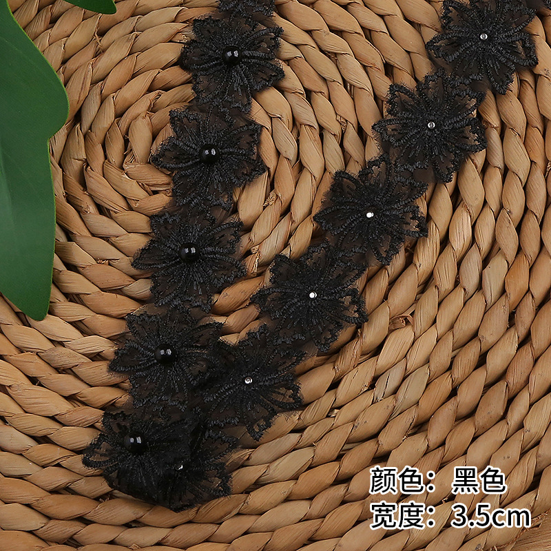 In-stock order of European lace with a width of 3.5cm for wedding lace and accessories. Direct supply from the lace manufacturer pic 11