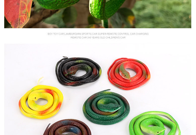 整蛊蛇稀奇古怪仿真软胶蛇整人玩具75CM假蛇橡胶蛇新奇特批发详情16