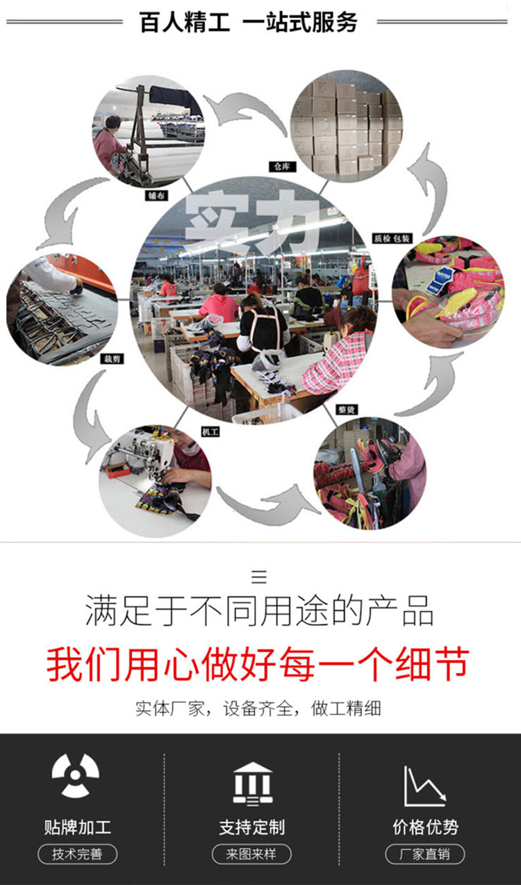 户外运动真皮防水防滑耐磨加绒加厚保暖源头厂家定制款滑雪手套详情14