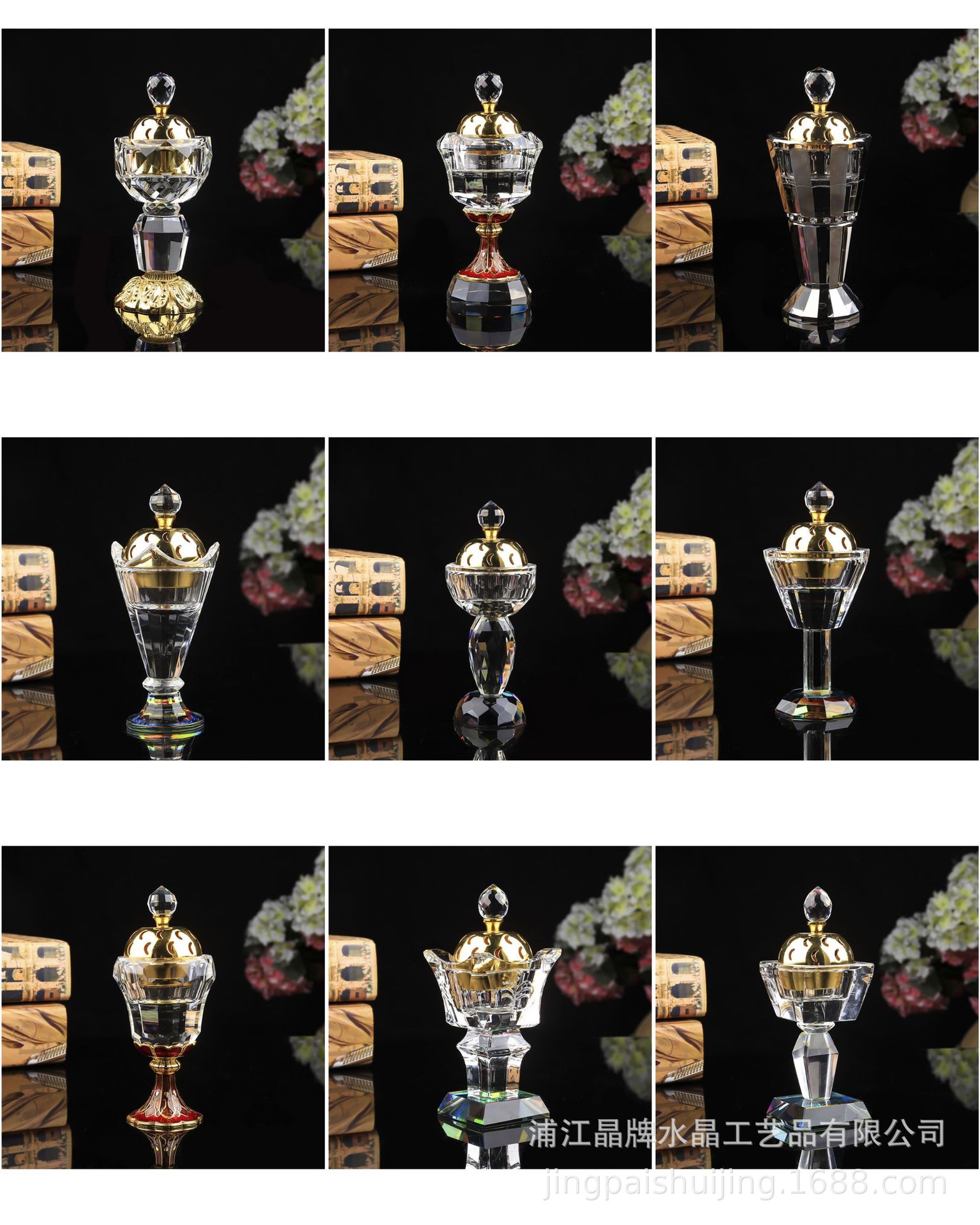 厂家直销沙特阿拉伯水晶熏香炉碳炉直烧香丸佩戴熏香异域风情详情9