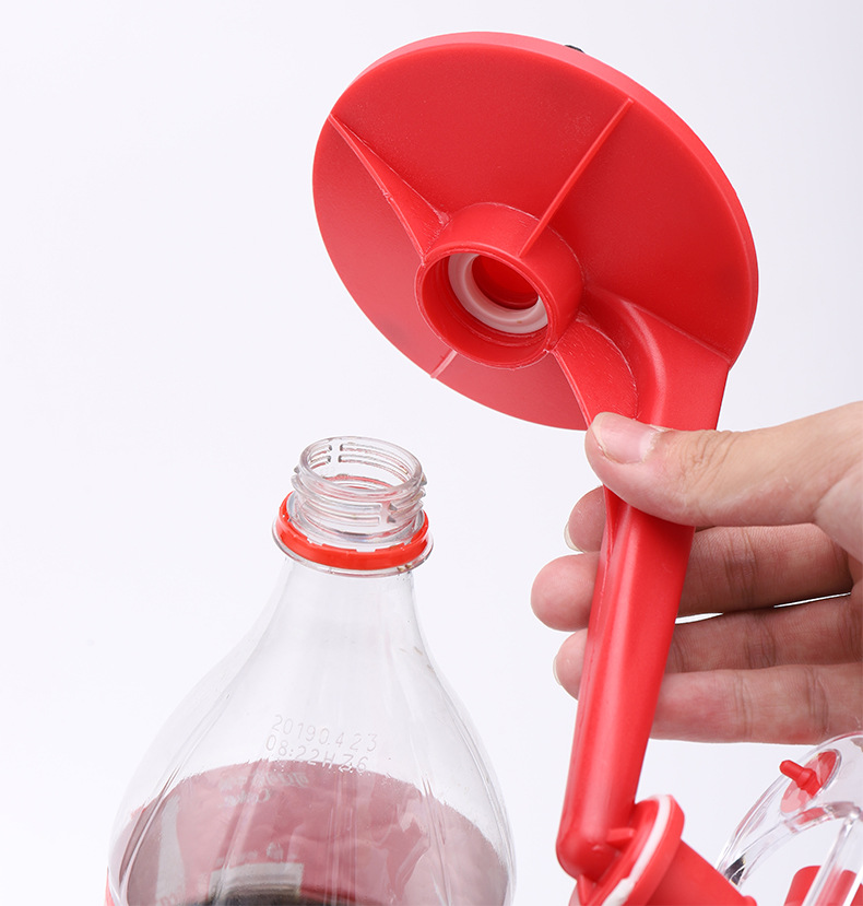 Second-generation creative hand-pressed cola bottle inverted water dispenser, carbonated beverage inverter, household beverage machine, cola machine pic 4