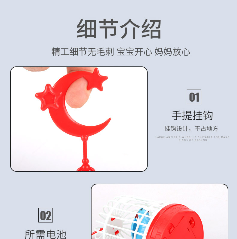 Voice-controlled luminous birdcage, birdcage, pigeon cage, wooden birdhouse, huge parrot warm nest, pet birdhouse, home decoration pic 7