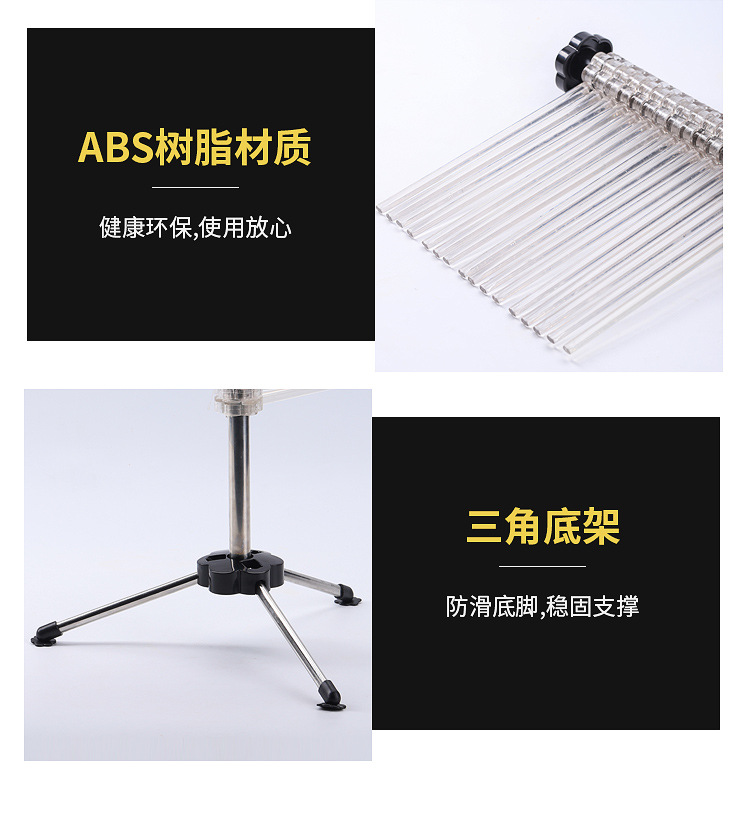 Factory direct supply Italian manual folding noodle drying rack, noodle picking rod, kitchen small tool, rotating noodle hanging rack, great helper for resting noodles pic 12