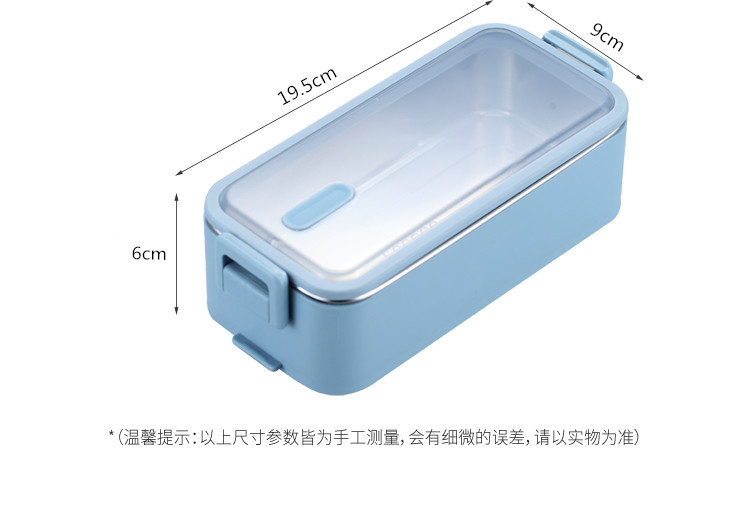 Creative 304 stainless steel lunch box, double-sealed water-filled insulated lunch box, large-capacity student lunch box pic 20