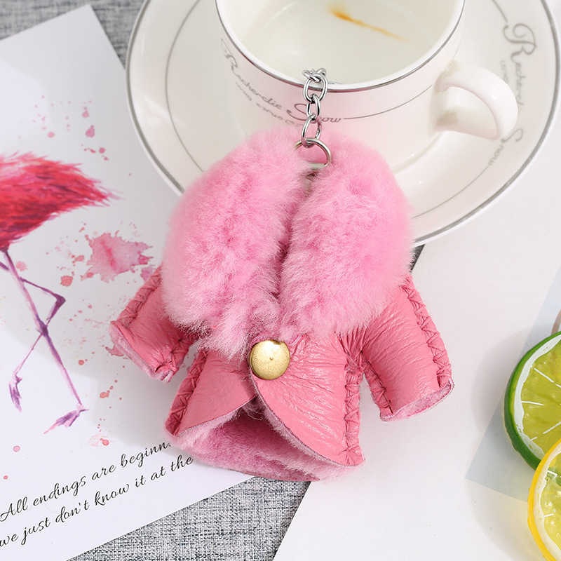 2020创意新款毛绒衣服钥匙扣挂件配饰包包箱包挂饰厂家批发热销详情10