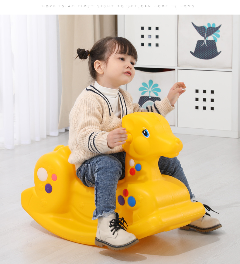 连体摇马木马儿童宝宝摇摇车婴儿一周岁礼物幼儿园玩具大号摇摇马详情14