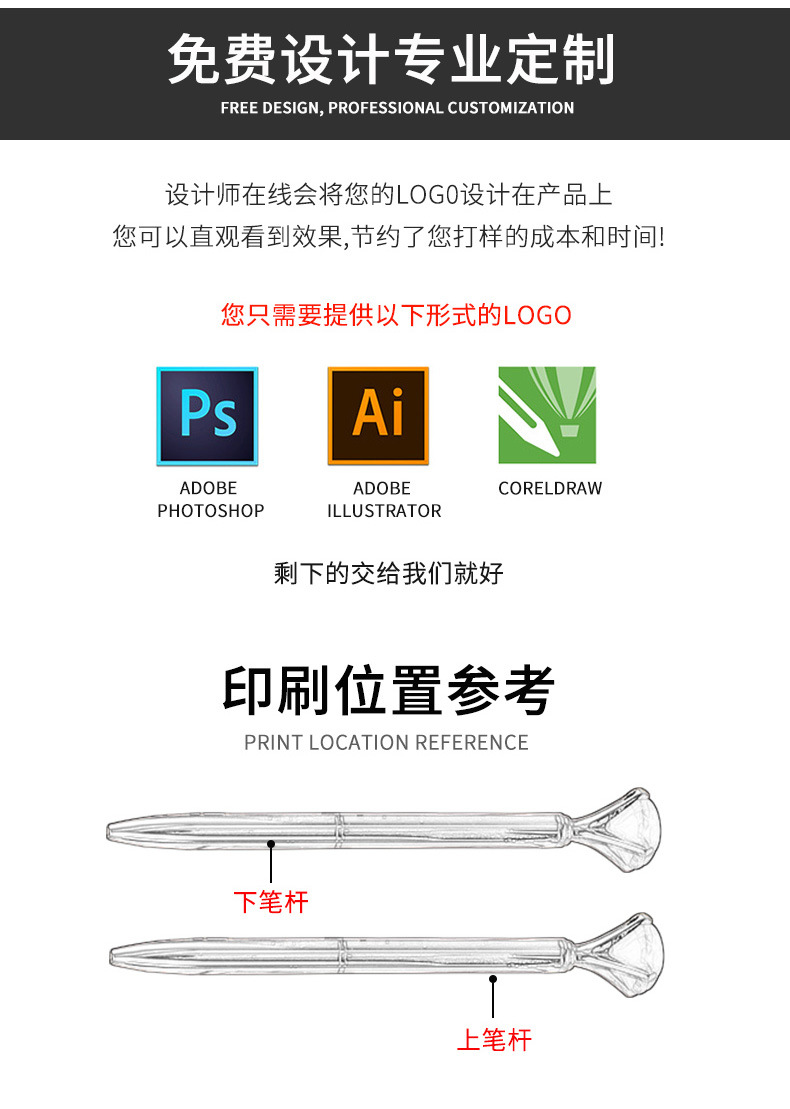 Heart-shaped diamond pen, large diamond pen, large diamond pen, metal ballpoint pen, advertising pen, gift pen pic 10