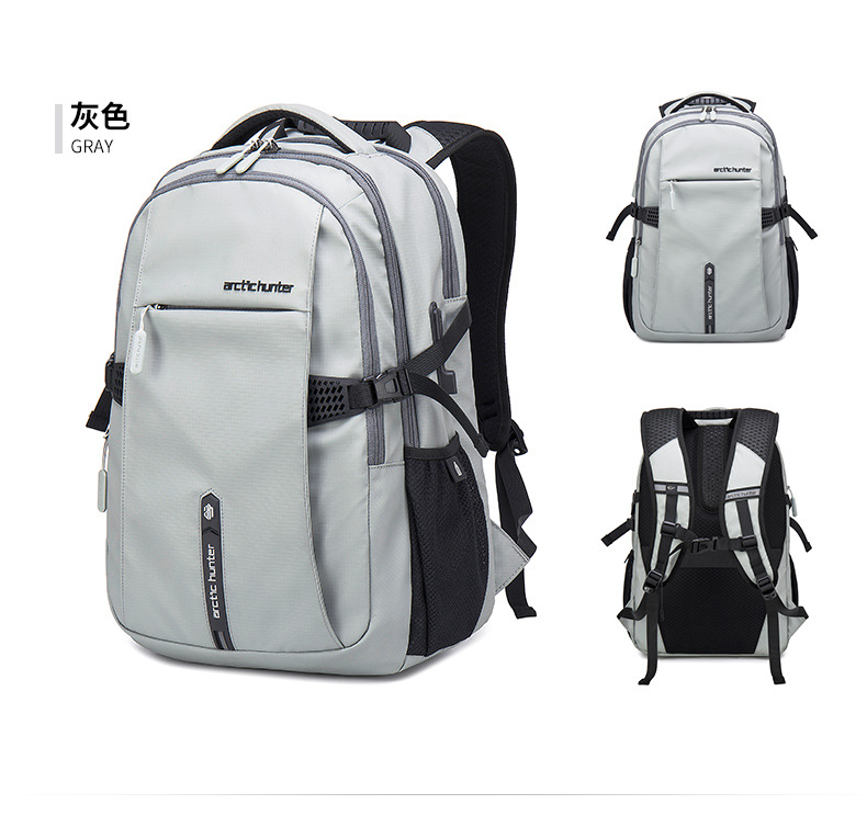 跨境大容量多功能双肩包户外旅行背包商务防盗防水电脑包运动男包详情20