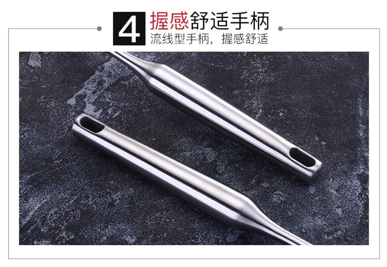 Factory wholesale cooking spoons, spatulas, vacuum integrated handles, stainless steel kitchenware, daily necessities pic 10