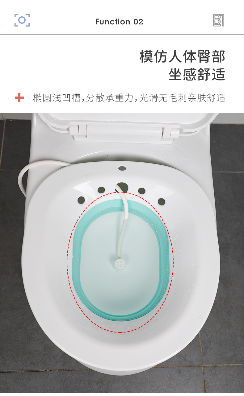 可折叠式坐浴盆孕妇专用洗屁股肛肠术后护理盆洁身月子免蹲洗浴盆详情5
