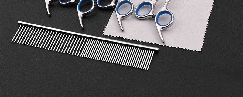 6-inch Teddy dog hair clippers, professional pet scissors, cleaning and grooming tools set manufacturer, scissors supplies pic 2