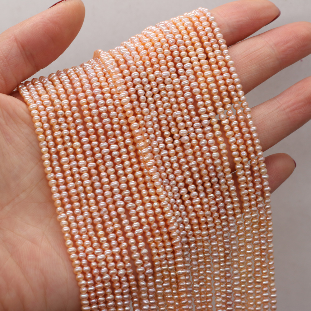 Exquisite natural freshwater pearl potato beads DIY jewelry accessories, handcrafted jewelry necklaces, semi-finished product production and wholesale pic 12