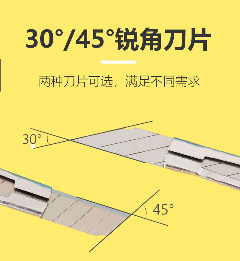 不锈钢美工刀金属工具刀小号便携学生手工裁纸刀快递开箱小刀批发详情6