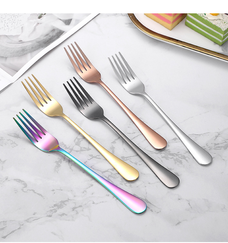 亚马逊1010不锈钢餐具24件餐具套装金色刀叉勺四主件跨境礼盒套装详情15