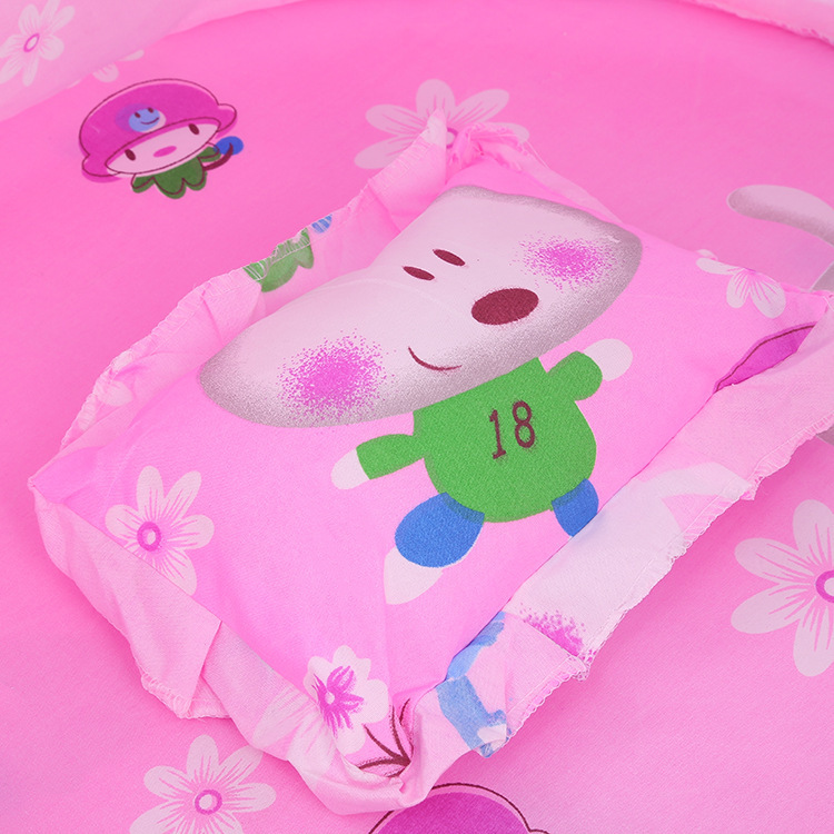 跨境爆款婴儿蚊帐新款宝宝折叠式带棉垫蚊帐床儿童卡通防蚊床批发详情12