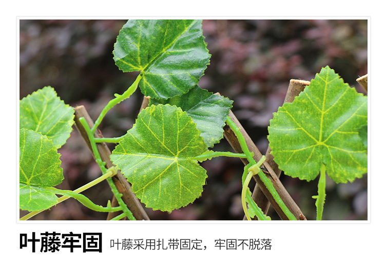 Artificial fence, retractable fence, artificial flowers and green leaves, outdoor courtyard fence, guardrail, decorative leaves to shield plants pic 22