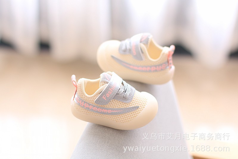 【清仓特价】男宝宝学步鞋春秋季软底防滑婴儿网鞋详情17