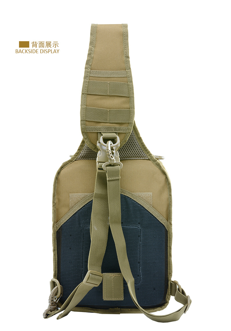  逸途 跨境军迷战术胸包迷彩单肩休闲包户外迷彩战术骑行胸挂包工厂直批详情14